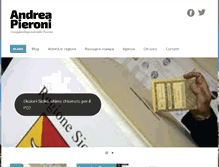 Tablet Screenshot of andreapieroni.it